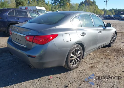 2017 Infiniti Q50 3.0T Premium из США, поврежденный, VIN JN1EV7AR3HM834154